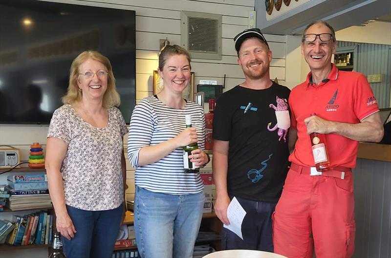 Jonathan Woodward and Lauren Morgan finish 3rd in the 2023 Enterprise Midland Area Double Chine Series at Midland SC photo copyright Siobhan Adams taken at Midland Sailing Club and featuring the Enterprise class