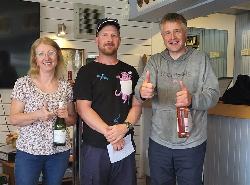 Paul Young and Jan Kimber finish 2nd in the 2023 Enterprise Midland Area Double Chine Series at Midland SC photo copyright Siobhan Adams taken at Midland Sailing Club and featuring the Enterprise class