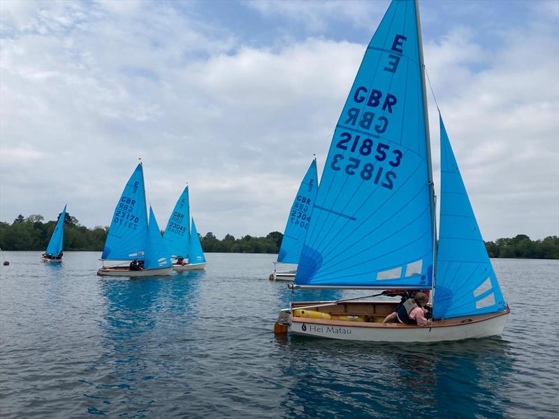 Dave and Claire Ackroyd during the Silver Wing Enterprise Open photo copyright Helen Evans taken at Silver Wing Sailing Club and featuring the Enterprise class