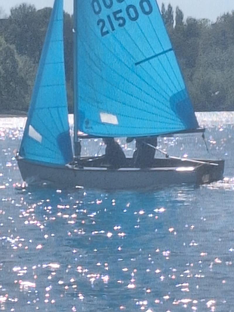 Paul and Ria during the Enterprise Open at Midland Sailing Club photo copyright Kevin Hopkins taken at Midland Sailing Club and featuring the Enterprise class
