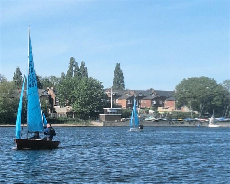Mike and Lucy Goodwin during the Enterprise Open at Midland Sailing Club photo copyright Kevin Hopkins taken at Midland Sailing Club and featuring the Enterprise class