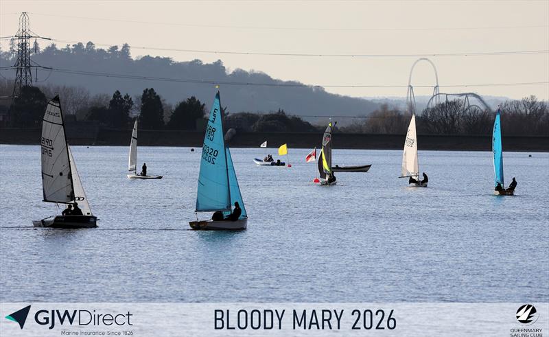 GJW Direct 50th Bloody Mary photo copyright Mark Jardine taken at Queen Mary Sailing Club and featuring the Enterprise class