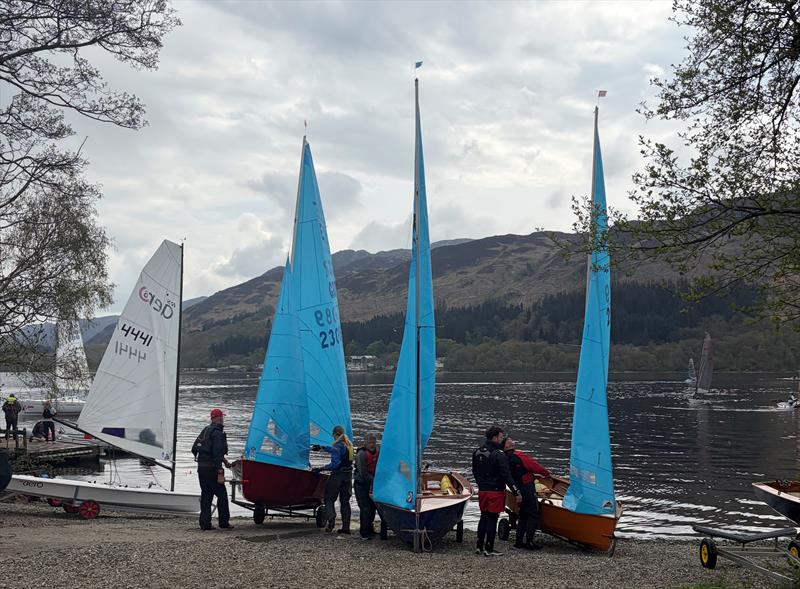 Enterprises at the Loch Earn Spring Fling Regatta photo copyright Claire Watson taken at Loch Earn Sailing Club and featuring the Enterprise class