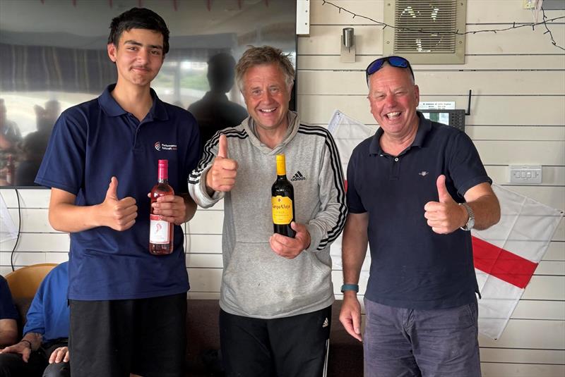 Paul Young and Khiaaian Paul Schild, third overall - Enterprise Midlands Double Chine Series at Midland SC photo copyright Luke Hartshorn taken at Midland Sailing Club and featuring the Enterprise class