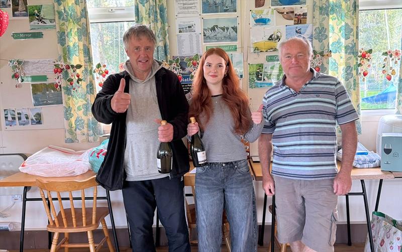 Paul Young and Tia Ellis, third overall - Enterprise Midland area Double Chine series concludes at Nottingham photo copyright Luke Hartshorn taken at Nottingham Sailing Club and featuring the Enterprise class