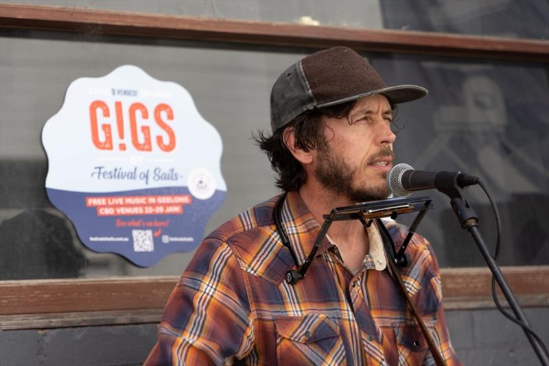 Gigs by Festival of Sails performer Marcus Hayden - photo © Royal Geelong Yacht Club