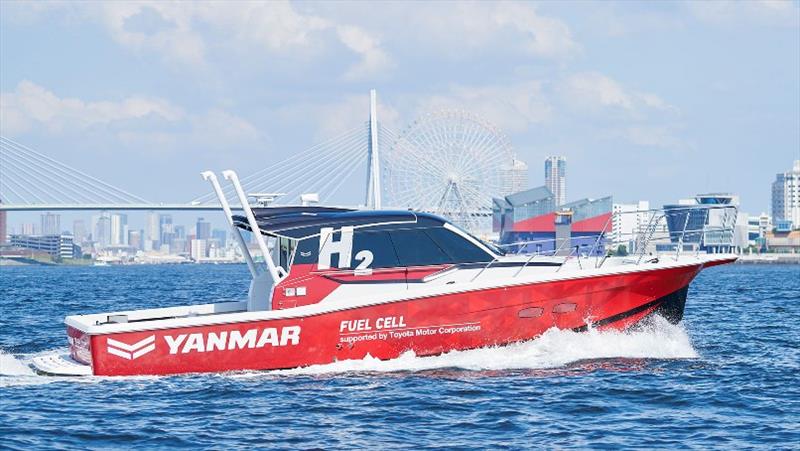 Yanmar's hydrogen fuel cell boat - photo © Yanmar Marine
