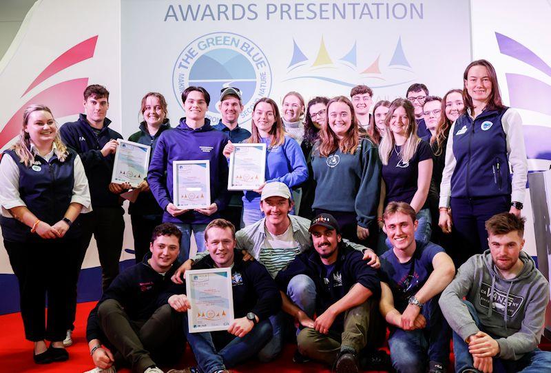 The Green Blue introduce new Platinum Award to University Sailing Sustainability Challenge photo copyright RYA taken at RYA Dinghy Show and featuring the Environment class