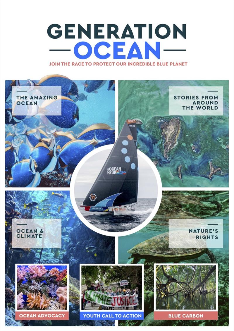 The Generation Ocean Booklet contains engaging articles, stories, reflections and action points photo copyright The Ocean Race taken at  and featuring the Environment class