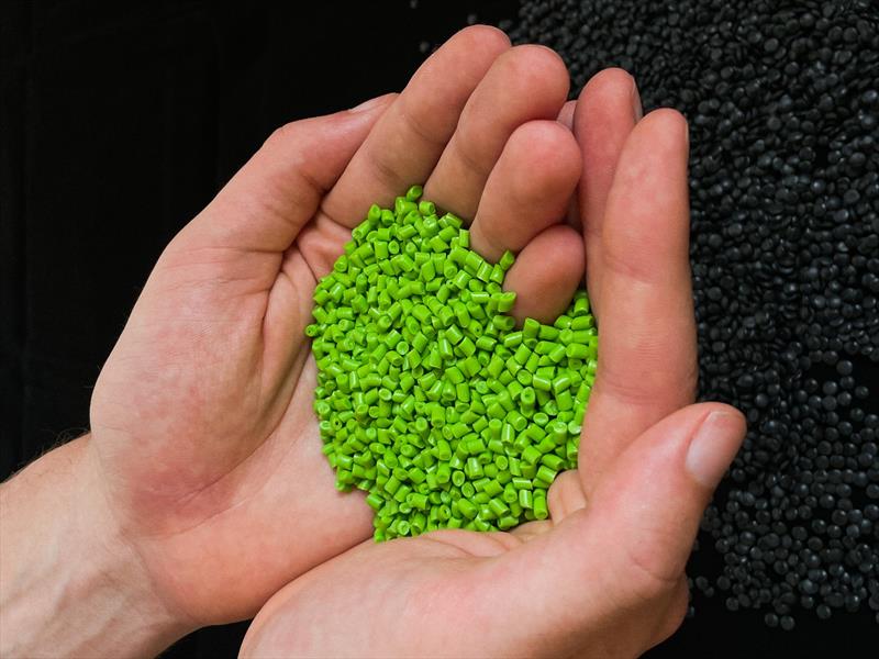 Recycled and recyclable plastic pellets - photo © Archwey Pte. Ltd.