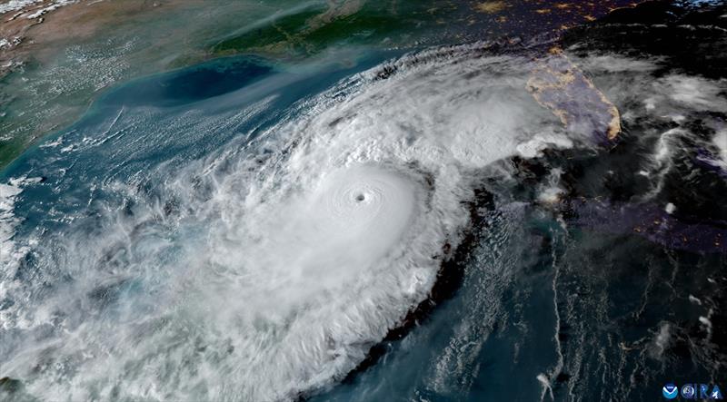 On Oct. 8, 2024, at 6:30 p.m. EDT, NOAA's GOES East satellite captured image of Hurricane Milton approaching Gulf Coast of Florida. At its most powerful, Milton's maximum sustained winds reached 180mph making the storm a dangerous Category 5 hurricane photo copyright NOAA Fisheries taken at  and featuring the Environment class