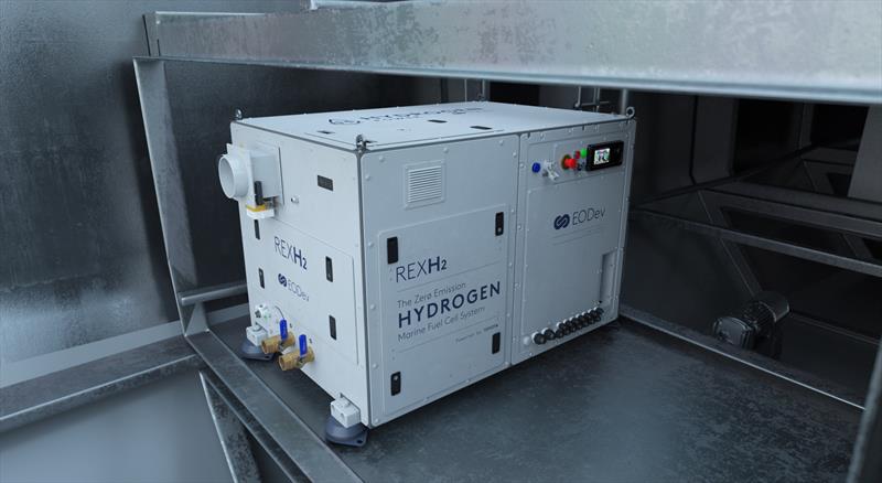 EO3 fuel cell module photo copyright Kadeg Boucher taken at  and featuring the Environment class