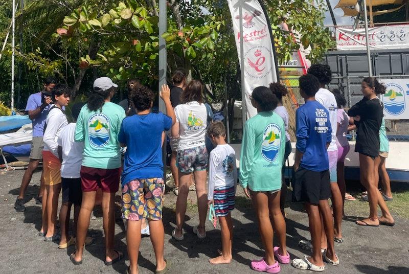 Youth sailors launch environmental initiative in Saint Vincent and the Grenadines photo copyright SVG Sailing taken at  and featuring the Environment class