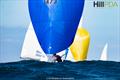 Fumanchu2 leading into the gate in Race 1 on Etchells Gold Coast Championship Day 1 © Nic Douglass for @sailorgirlhq