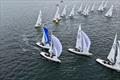 Tight top mark rounding - Brian Hilton - Ineos Grenadier Etchells NSW Championship 2026 &copy; Hippodrone