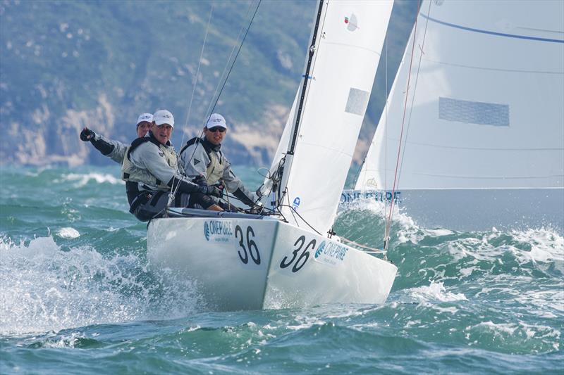 Etchells World Championship in Hong Kong practice race photo copyright Hong Kong Etchells / Guy Nowell taken at Royal Hong Kong Yacht Club and featuring the Etchells class