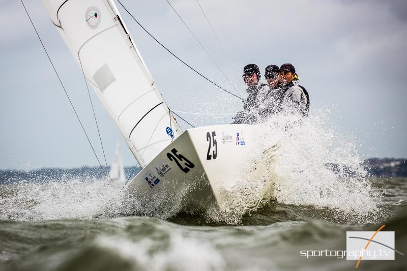 Seamus McHugh's Etchells Worlds team includes Luis Doreste (ESP), five time Olympian and two-time gold medallist photo copyright Alex Irwin / www.sportography.tv taken at Royal London Yacht Club and featuring the Etchells class