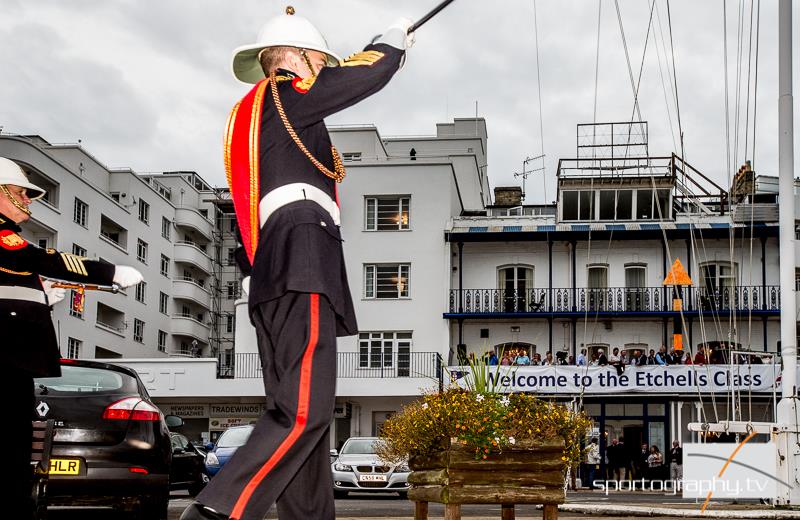 Cowes welcomes the Etchells Worlds fleet photo copyright Alex Irwin / www.sportography.tv taken at Royal London Yacht Club and featuring the Etchells class