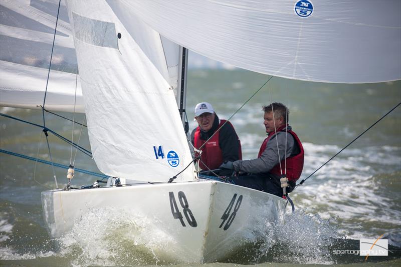 Day 3 of the The Gertrude Cup 2017 photo copyright www.sportography.tv taken at Royal Thames Yacht Club and featuring the Etchells class