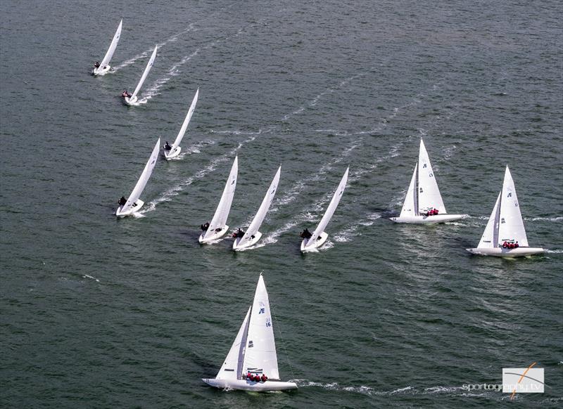 Day 3 of the The Gertrude Cup 2017 photo copyright www.sportography.tv taken at Royal Thames Yacht Club and featuring the Etchells class