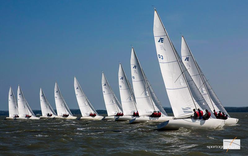 Day 4 of the The Gertrude Cup 2017 photo copyright www.sportography.tv taken at Royal Thames Yacht Club and featuring the Etchells class