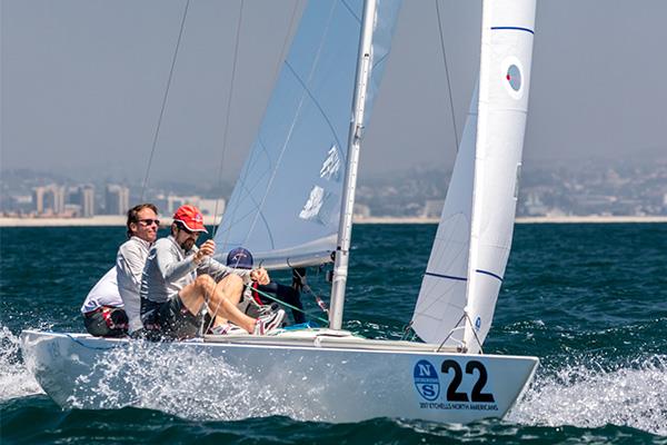 Etchells North American Championships at San Diego day 3 photo copyright Cynthia Sinclair taken at San Diego Yacht Club and featuring the Etchells class