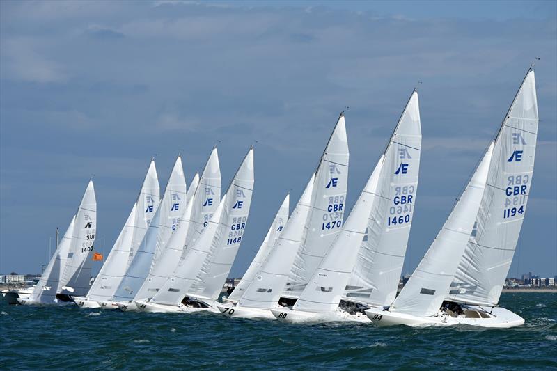 2020 Etchells British Nationals at Cowes photo copyright Rick Tomlinson / www.rick-tomlinson.com taken at Royal London Yacht Club and featuring the Etchells class