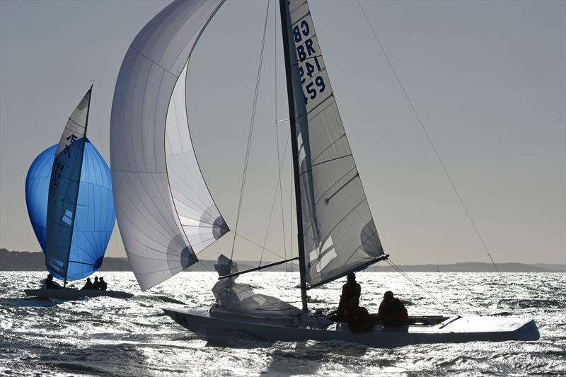 2020 Etchells British Nationals at Cowes photo copyright Rick Tomlinson / www.rick-tomlinson.com taken at Royal London Yacht Club and featuring the Etchells class