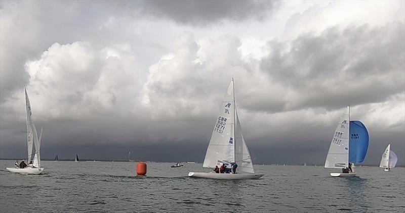 Cowes Etchells Fleet Ice Bucket Regatta photo copyright Rob Goddard taken at Cowes Corinthian Yacht Club and featuring the Etchells class