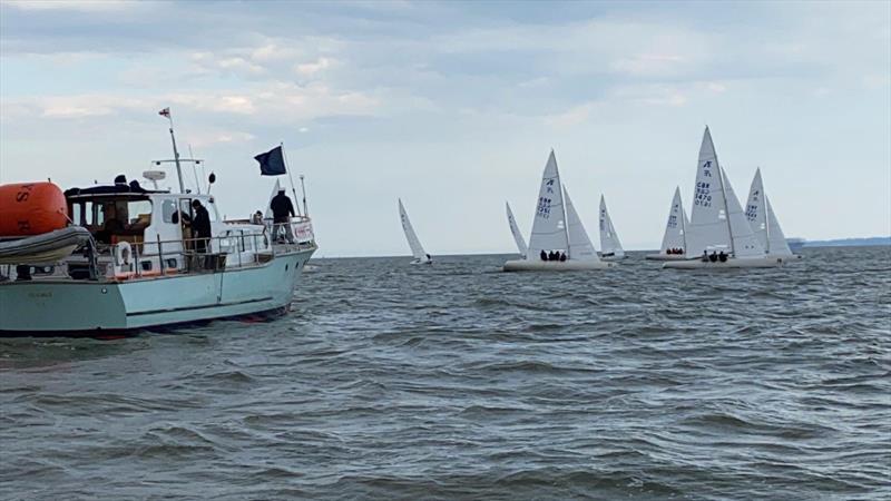 Etchells Sir Kenneth Preston Trophy 2021 photo copyright Andrew Palfrey taken at Royal Yacht Squadron and featuring the Etchells class
