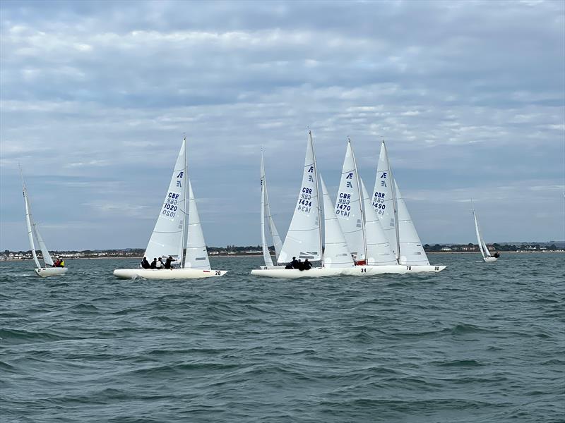 Etchells 2021 Ice Bucket Championship at Cowes photo copyright Gavin Ford taken at Cowes Corinthian Yacht Club and featuring the Etchells class