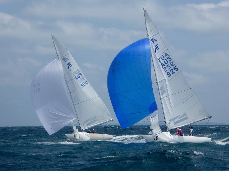 Day 1 – Etchells Syd Corser Regatta photo copyright Jonny Fullerton taken at Royal Freshwater Bay Yacht Club and featuring the Etchells class