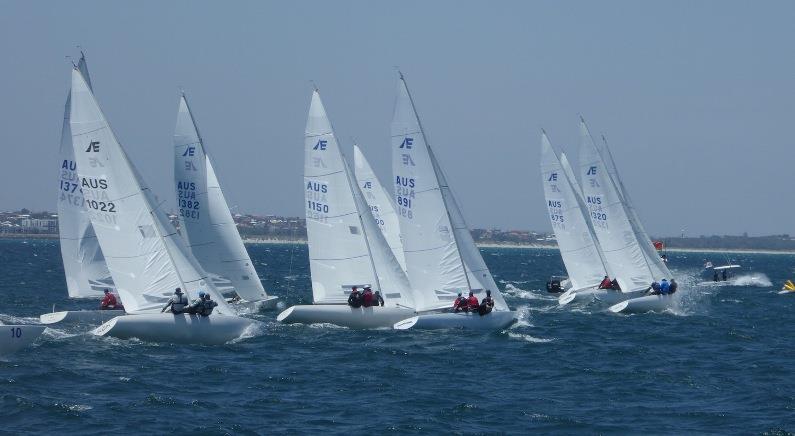 Day 1 – Etchells Syd Corser Regatta photo copyright Jonny Fullerton taken at Royal Freshwater Bay Yacht Club and featuring the Etchells class