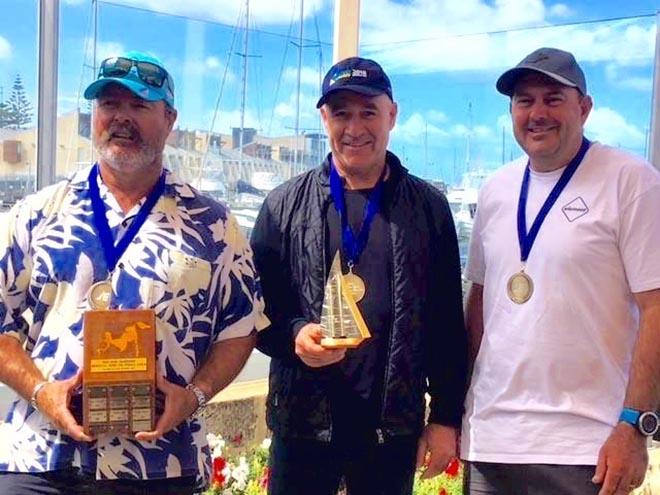 Syd Corser winners photo copyright Sharon Skinner / RFBYC taken at Royal Freshwater Bay Yacht Club and featuring the Etchells class