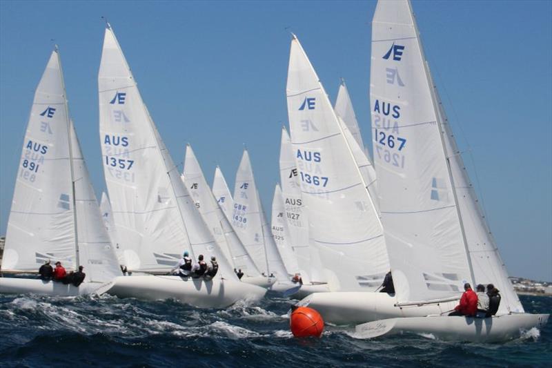 Etchells Australian Championship at Fremantle photo copyright George Vaskovics taken at Royal Perth Yacht Club and featuring the Etchells class