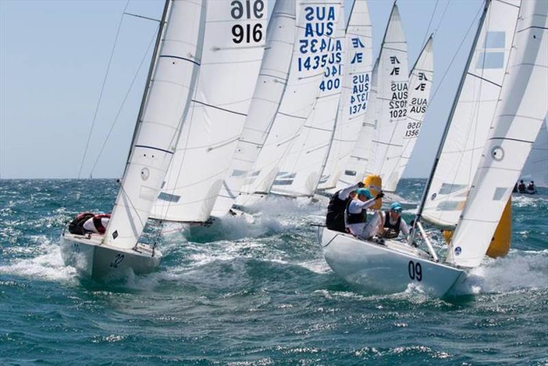 Day 3 - Etchells Australian Championship at Fremantle photo copyright Ron Jensen taken at Royal Perth Yacht Club and featuring the Etchells class