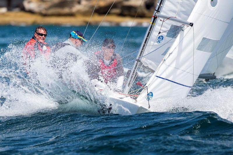 Etchells submarine at the NSW state title photo copyright Andrea Francolini taken at Royal Sydney Yacht Squadron and featuring the Etchells class