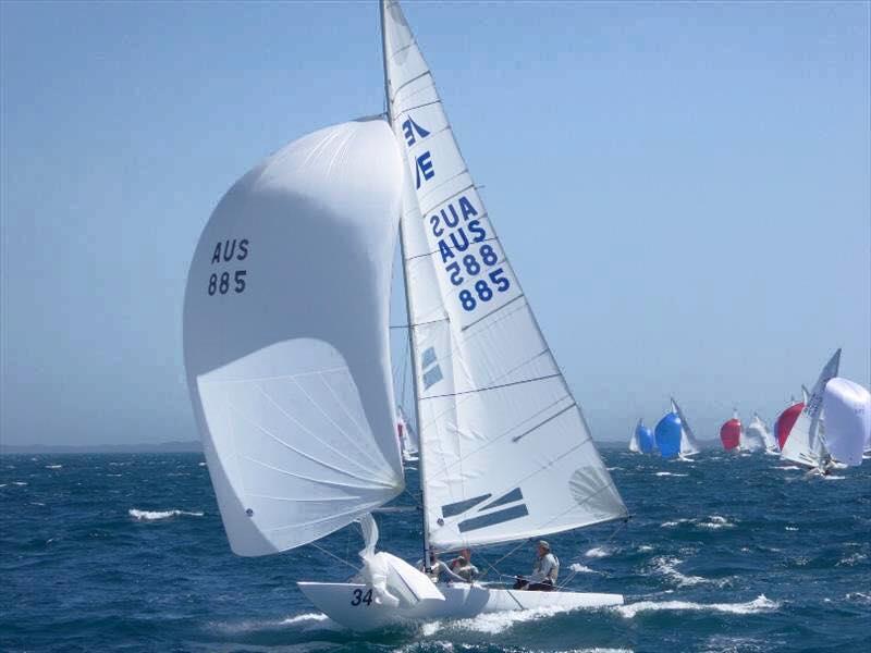 This thing of ours leading the fleet off Fremantle - photo © Ron Jensen