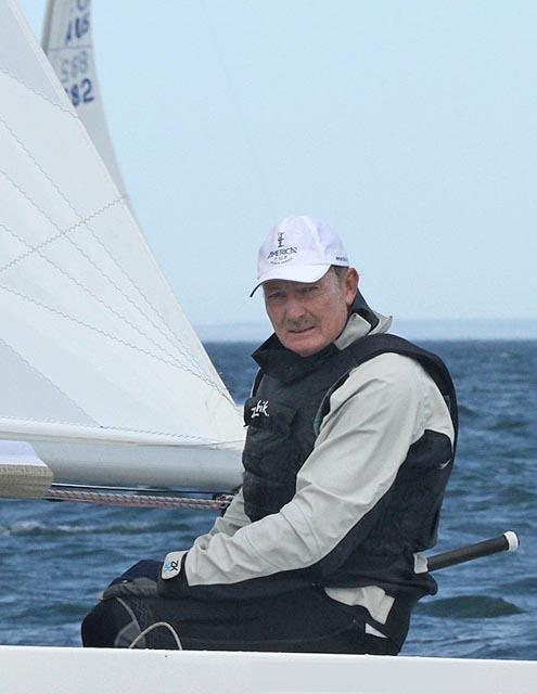 The Great Man – John Bertrand photo copyright Alex McKinnon Photography taken at Royal Queensland Yacht Squadron and featuring the Etchells class