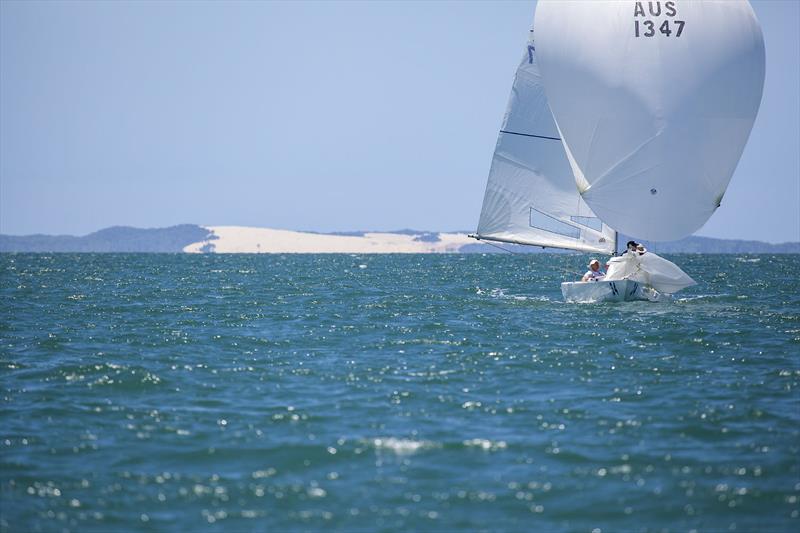 Fair Dinkum (Grant Hudson, Dean Horton, Matt Parrot, and Ariane Saroch) on day 3 of the Etchells Australian Championship - photo © John Curnow