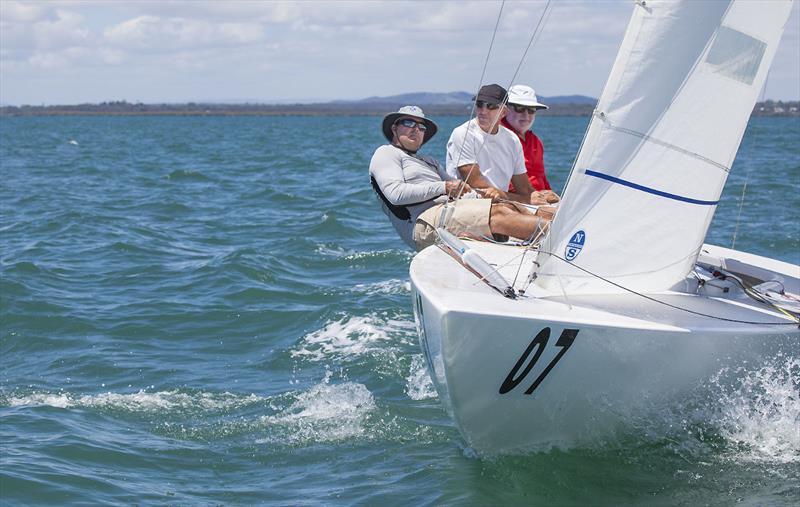 Richie Allanson, Colin Beashel, and Iain Murray win the 2019 Australian Etchells Championship - photo © John Curnow