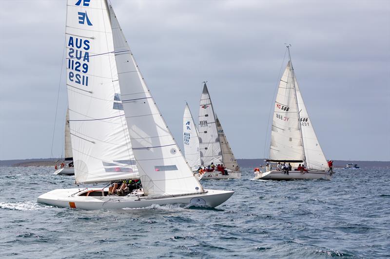 Caillin Howard's Etchell, Stretch, is in second in Division 4 - 2019 Teakle Classic Adelaide to Port Lincoln Yacht Race & Regatta photo copyright Take 2 Photography taken at Port Lincoln Yacht Club and featuring the Etchells class