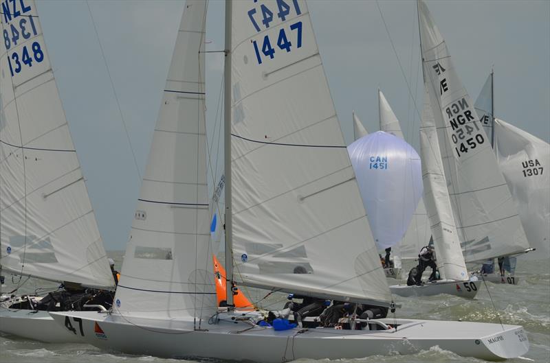 2019 CITGO Etchells World Championship - Day 2 photo copyright Etchells World Championship taken at Corpus Christi Yacht Club and featuring the Etchells class