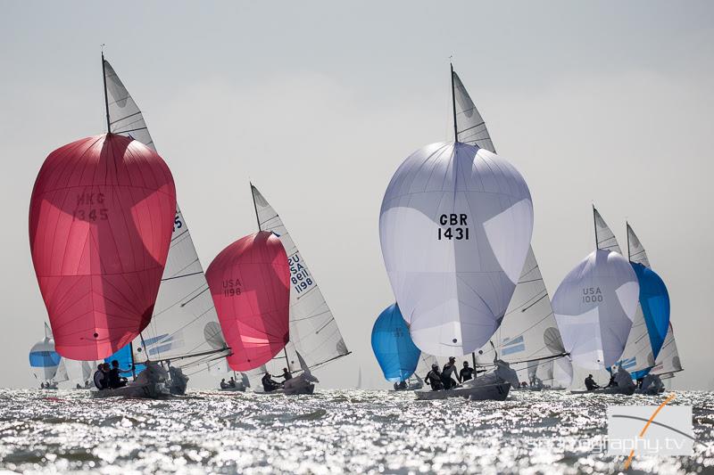 Etchells racing in a recent World Championship - 2019 Lipton Cup Regatta - photo © Sportography TV