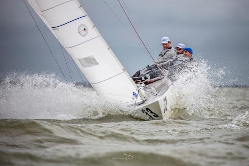 Swedish Blue in action - 2019 Etchells British Open and National Championship photo copyright www.Sportography.tv taken at Royal Ocean Racing Club and featuring the Etchells class