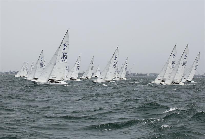 Etchells Australian Championship photo copyright John Curnow taken at Royal Brighton Yacht Club and featuring the Etchells class