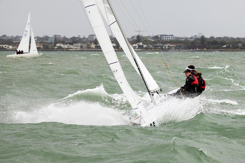 Coming back down to earth with Flying High. - 2020 Etchells Australian Championship day 4 photo copyright John Curnow taken at Royal Brighton Yacht Club and featuring the Etchells class