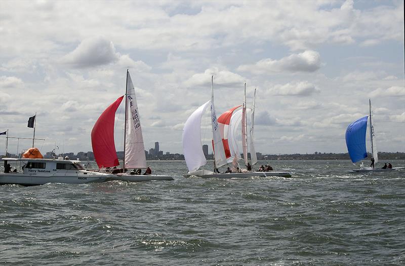 Close racing is assured with the Etchells. - photo © John Curnow