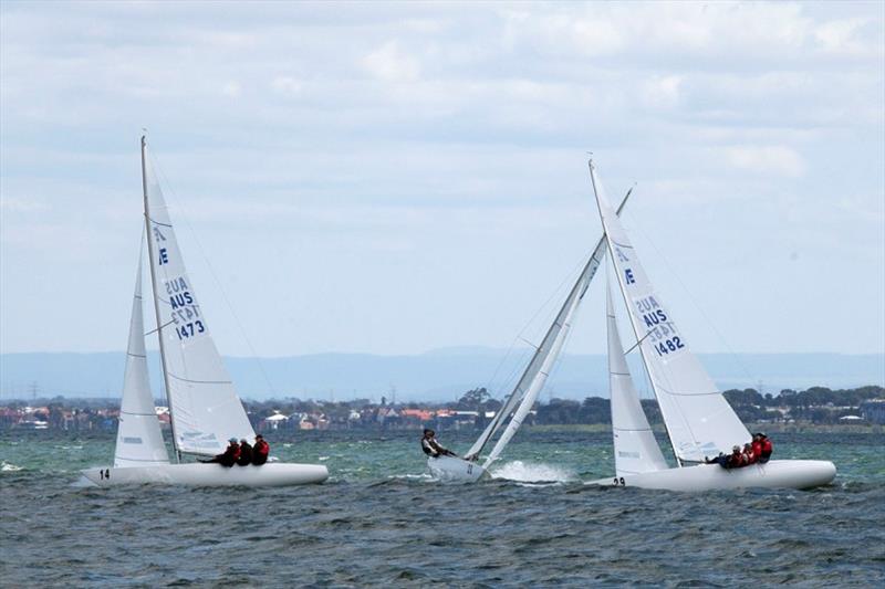 Close racing is assured with the Etchells. - 2020 Etchells Victorian Championship photo copyright John Curnow taken at Royal Brighton Yacht Club and featuring the Etchells class