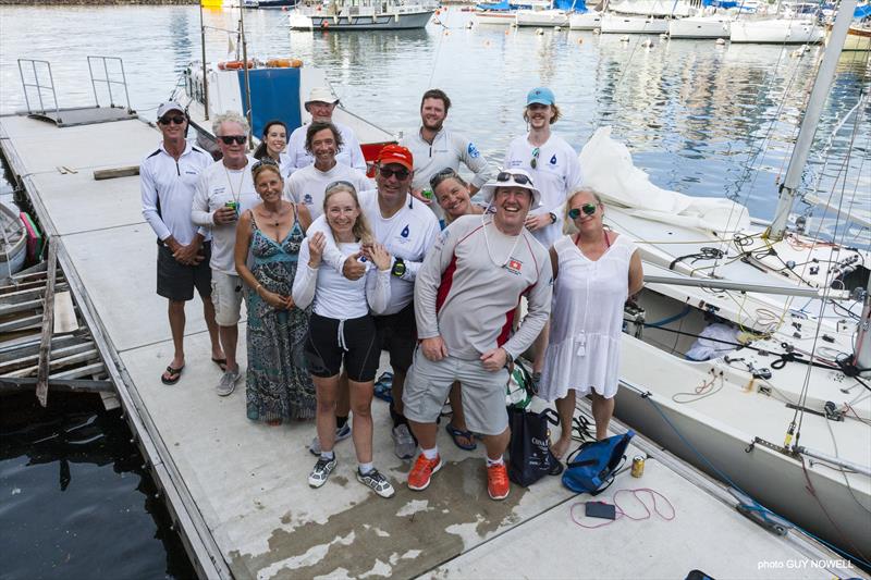 `And a good time was had by all.` Sailors and Support Crew, Hong Kong ATI Solo 2020 photo copyright Guy Nowell taken at  and featuring the Etchells class